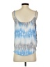 AaKaa 100% Polyester Blue Sleeveless Blouse Size S - photo 2