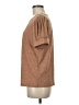 Shein Brown Short Sleeve Top Size 6 - photo 5
