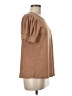 Shein Brown Short Sleeve Top Size 6 - photo 4