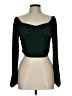Shein Green Long Sleeve Top Size L - photo 1