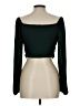 Shein Green Long Sleeve Top Size L - photo 2