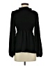 Elevator Disco 100% Polyester Black Long Sleeve Blouse Size S - photo 1