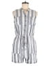 Kelly Renee Stripes Gray Romper Size M - photo 1