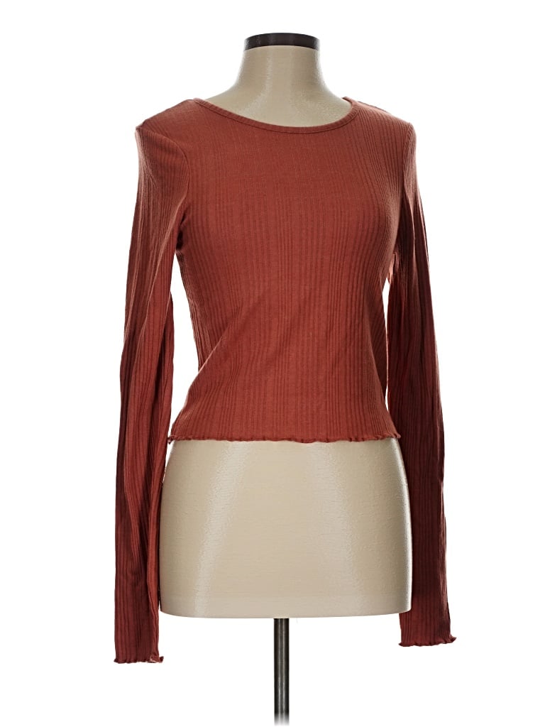 Pre-owned O'neill Long Sleeve T-shirt In Brown