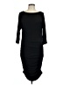 ACHE Solid Black Cocktail Dress Size 12 - photo 1