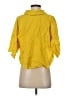 Zara Yellow 3/4 Sleeve Blouse Size S - photo 2
