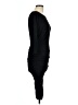 ACHE Solid Black Cocktail Dress Size 12 - photo 4