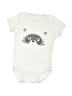 Baby by Bon Bebe Graphic Gray Short Sleeve Onesie Size 0-3 mo - photo 1