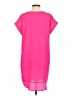 Versona 100% Polyester Solid Pink Casual Dress Size S - photo 2