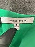 Naked Zebra 100% Polyester Solid Green Romper Size S - photo 4
