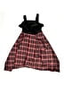 Xtraordinary Plaid Red Black Dress Size 8 - photo 1