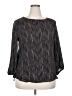 Fortune + Ivy 100% Polyester Black 3/4 Sleeve Blouse Size XXL - photo 1