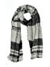 American Eagle Outfitters 100% Polyester Gray Black Scarf One size - photo 1