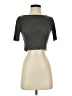 Topshop Gray Short Sleeve Turtleneck Size 4 - photo 1