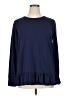 Halogen Blue Long Sleeve Top Size XL - photo 1