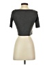 Topshop Gray Short Sleeve Turtleneck Size 4 - photo 2