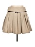 Lush 100% Polyester Solid Tan Casual Skirt Size L - photo 1