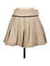 Lush 100% Polyester Solid Tan Casual Skirt Size L - photo 2