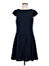 Slate & Willow Solid Blue Casual Dress Size 8 - photo 1