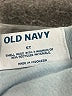 Old Navy 100% Polyester Blue Zip Up Hoodie Size 5T - photo 3