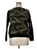 Full Circle Trends With Love Camo Green Pullover Sweater Size 1X - photo 1