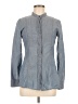 Unbranded Gray Long Sleeve Button-Down Shirt Size M - photo 1