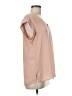 DR2 100% Polyester Pink Short Sleeve Blouse Size M - photo 4