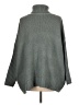 Shein 100% Polyester Solid Gray Turtleneck Sweater Size L - photo 2