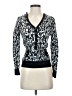 Op Animal Print Black Cardigan Size 3 - 5 - photo 1