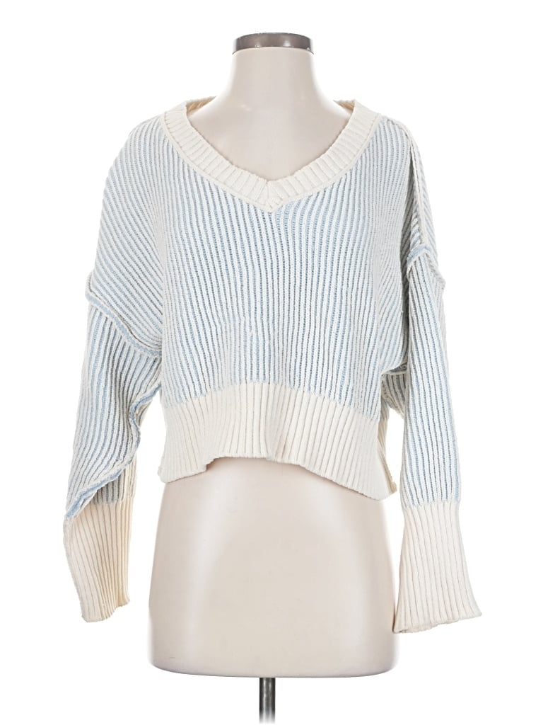 Pre-owned Altar'd State Pullover Sweater In Blue