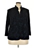 Alex Evenings Black 3/4 Sleeve Blouse Size 18 - photo 1