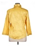 Zba 100% Polyester Metallic Gold 3/4 Sleeve Blouse Size XL - photo 2