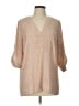 Chaus Tan 3/4 Sleeve Blouse Size L - photo 1