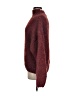 Unbranded Tweed Burgundy Turtleneck Sweater Size M - photo 5