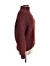 Unbranded Tweed Burgundy Turtleneck Sweater Size M - photo 4