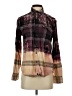 Assorted Brands Plaid Brown Long Sleeve Blouse Size S - photo 1