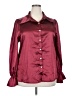 Unbranded Burgundy Long Sleeve Blouse Size 2X - photo 1