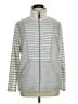 Susan Graver Stripes Gray Track Jacket Size XL - photo 1