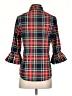 Gretchen Scott Designs Plaid Red 3/4 Sleeve Button-Down Shirt Size XS - photo 2