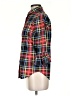 Gretchen Scott Designs Plaid Red 3/4 Sleeve Button-Down Shirt Size XS - photo 5