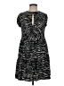 Bershka Animal Print Black Casual Dress Size S - photo 1