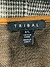 Tribal Plaid Gray Turtleneck Sweater Size L - photo 7