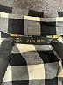 Zara Basic 100% Cotton Checkered-gingham Black Long Sleeve Button-Down Shirt Size L - photo 7