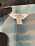 Coral Bay 100% Polyester Blue 3/4 Sleeve Blouse Size 1X - photo 7