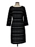 Studio One Tweed Black Casual Dress Size 12 - photo 1
