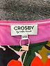 Crosby 100% Polyester Print Pink Casual Dress Size XXS - photo 7