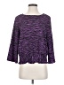MICHAEL Michael Kors 100% Polyester Purple 3/4 Sleeve Top Size S - photo 1