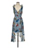 Maurices 100% Polyester Floral Blue Casual Dress Size XS - photo 1
