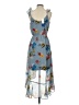 Maurices 100% Polyester Floral Blue Casual Dress Size XS - photo 2