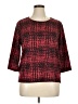 Croft & Barrow Red 3/4 Sleeve Blouse Size XL (petite) - photo 1